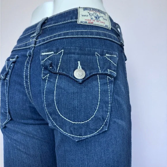 True Religion Y2K Longline Denim Shorts - Picture 3 of 8